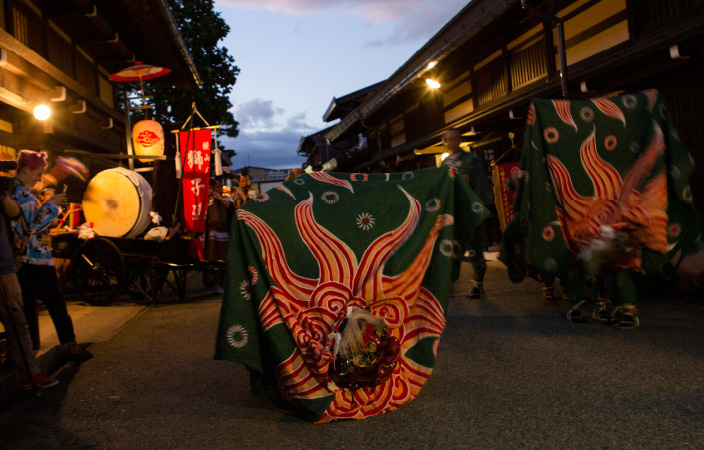 獅子舞 櫻山八幡宮 獅子連中